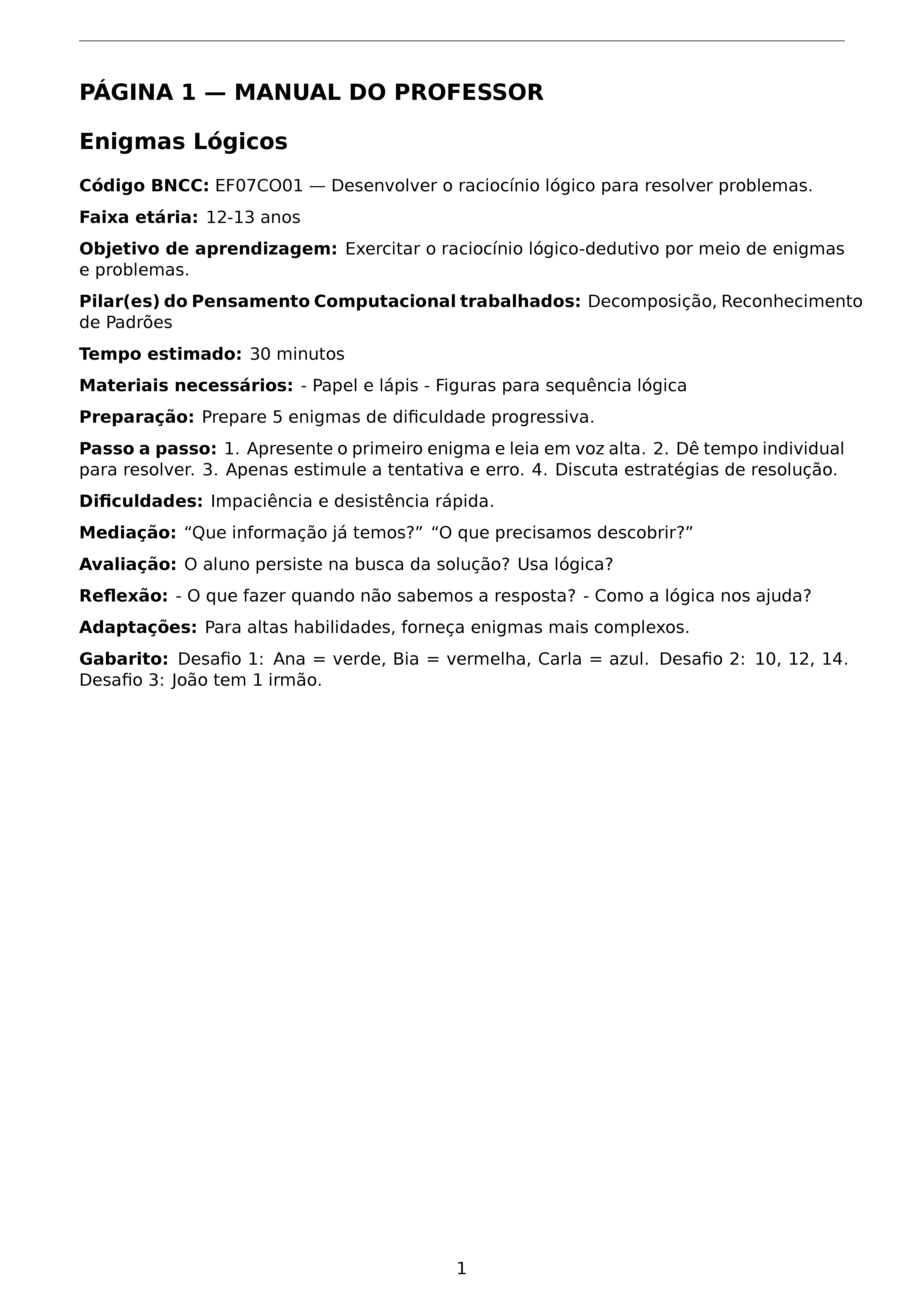 Exemplo 1 - Manual do Professor